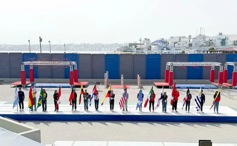 Podio de los Campeonatos Sudamericanos y Panamericanos de Lima